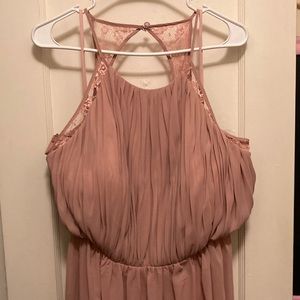 Never worn blush pink gown